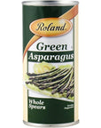 Roland Foods Whole Green Asparagus Spears Specialty Imported Food 141Ounce Can