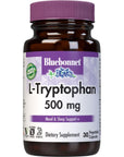 BlueBonnet L-Tryptophan 500 mg Vitamin Capsules, 30 Count