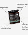 Solspring Organic Fermented Black Garlic Puree 1 Jar 7 oz Made in USA Certified USDA Organic Gluten Free Soy Free Dr Mercola