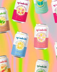 Generic Spindriift Sparkling Flavored Water Variety Pack Made With Real Squeezed Fruit 12 Fl Oz Cans 18  Pack