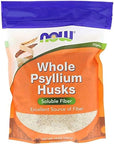 NOW Foods Whole Psyllium Husks, 12oz