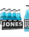 Jones Soda Co Berry Lemonade Soda Flavor  100 Cane Sugar Soda  Craft Soda Pop  Soda Soft Drinks  12 Oz Glass Bottle Soda  12 Pack Soda