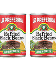 La Preferida Authentic Refried Black Beans 16 oz 2 ct