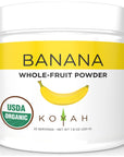 KOYAH  Organic Freezedried Banana Powder 1 Scoop  14 Cup Fresh 22 Servings 220 g 78 oz