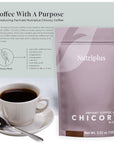 FARMASi Nutriplus Chicory Instant coffee  chicory blend a significant amount of prebiotic fiber for metabolism improving the digestive system  200GR