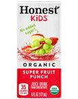 Honest Juice Boxes for kids Organic Juice  Juice Box of Apple Juice Berry Lemonade Grape  Fruit Punch has No Added Sugar and Tasty Juice Drink for Adult and Kids  6 Fl oz Pack of 10  Every Order is Elegantly Packaged in a Signature BETRULIGHT Branded Box