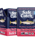 Safe Catch Wild Pacific Pink Salmon Skinless Boneless WildCaught Salmon Fish Pouch Mercury Tested Kosher 12Pack Salmon Pouches 3oz Packets