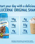 Glucerna Nutritional Shake Diabetic Drink to Support Blood Sugar Management 10g Protein 180 Calories Rich Chocolate 8floz Bottle 24 Count