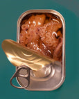 Spanish Octopus Canned in Garlic Sauce  Wild Caught B Vitamins Omega3  Tinned Seafood by Ati Manel  1 x110g Can