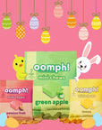 Oomph Sweets Mini Chews Low Sugar Fruit Snack  Low Calorie High Fiber Taffy Keto Vegan Healthy Candy for Kids  Adults 6 Variety Packs