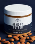 Fresh Vintage Farms Almond Butter, Extra Smooth, No Sugar, No Salt, Non GMO, Gluten Free, Paleo, KETO, Sustainably Farmed, California Grown, 16 oz