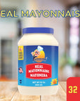 Yummmy Real Mayonnaise 32oz  Mayonesa 32oz Made with Cage Free Eggs