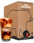 Wandering Bear DECAF Cold Brew Coffee On Tap 96 fl oz  Extra Strong Smooth Unsweetened ShelfStable and Ready to Drink Iced Coffee Cold Brewed Coffee Cold Coffee