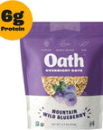 OATH Mountain Berry Overnight Oats  Gluten Free NonGMO Vegan Paleo Friendly 116oz Pack of 1