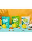 Crispy Green Piña Picante, Dried Spicy Pineapple Variety Pack - 12 count, Ginger Lime, Chili Lime, Coco Chili Tamarindo