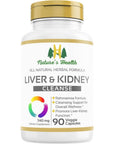 Nature's Health Liver and Kidney Cleanse Supplement - Rehmannia Formula - Naturally Detox and Boost Vitality - 90 Vegetarian Capsules