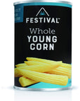 Festival Whole Baby Corn  Extra Fancy 15Ounce Pack of 12