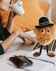 GIANTmicrobes Caffeine Plush Learn about Science Coffee and Tea History with this Memorable Gift for Friends Scientists Coffee Lovers Tea Drinkers Healthcare professionals Teachers and Students