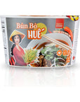 SIMPLY FOOD Instant Spicy Hue Styled Rice Vermicelli Noodles Bún Bò Hu¿  9 BOWLS 72g each  Thin White Round Rice Vermicelli Noodles in a Spicy Hue Styled Broth