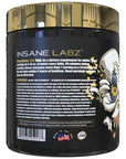 Insane Labz Psychotic Gold, High Stimulant Pre Workout Powder, Extreme Lasting Energy, Focus, Pumps and Endurance with Beta Alanine, DMAE Bitartrate, NO Booster