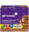 Carnation Breakfast Essentials Girl Scout Cookie Flavored Nutritional Drink Coconut Caramel ReadytoDrink Bottles 68 FL OZ BottlesPack Pack of 2