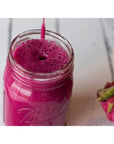 KOYAH  Organic Freezedried Pink Dragon Fruit Powder 1 Scoop  14 Cup Fresh 30 Servings often called Pitaya 180 g 635 oz