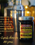 Luxardo The Original Maraschino Cherries  Gourmet Italian Maraschino Cherries  Ideal for Cocktails and Desserts 400g Jar