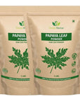 GREEN NECTAR Papaya Leaves Powder 454g 1lb  16 oz  Carica Papaya  Non GMO 16 Oz2 Pack