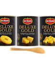 Delmonte Deluxe Gold Pineapple Slices Chunks Tidbits 20 Ounce Pack of 6  with Make Your Day Mini Spatula