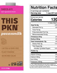 THIS PKN Pecan Nut Milk Chocolate Non Dairy Milk Alternative Made from Real Texas Pecans Plant Based Chocolate Milk Made Without Added Sugars and No GMOs or Lactose 32oz Pack of 6