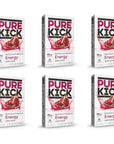 Pure Kick Energy Singles To Go Drink Mix Black Cherry Pomegranate 6 Boxes 6 Packets Per Box 36 Single Servings