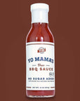 Keto Barbecue BBQ Sauce by Yo Mama's Foods - (Pack of 2) - Vegan, No Sugar Added, Low Carb, Low Sodium, Gluten Free, Paleo, and Made with Whole Non-GMO Tomatoes!