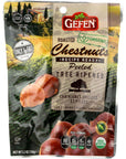 Gefen Organic Whole Peeled and Roasted Chestnuts 52oz 10 Pack  Chestnuts Peeled and Ready to Eat  Great for Cooking  Baking  Gluten Free  Kosher