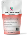 Milk Thistle Tea Seeds 4oz  Promotes Liver Health  Loose Bulk Bag  by Yogis Gift