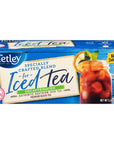 Tetley Black Tea Decaffeinated Iced Tea Blend Family Size Packaging May Vary 24 Count Pack of 6