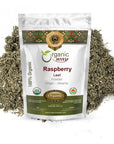 Organic Way Raspberry Leaf Powder Rubus idaeus  Herbal Tea  European WildHarvest  Kosher  USDA Certified  Vegan NonGMO  Gluten Free  100 Raw from Albania 1LBS  16Oz