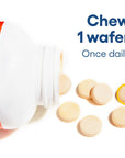 Natural Factors, Kids Chewable Vitamin C 500 mg, Supports Immune Health, Bones, Teeth and Gums, Tangy Orange, 90 Wafers