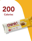 think Protein Bars High Protein Snacks Gluten Free Kosher Friendly Banana Oat Muffin 10 Count