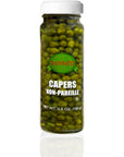 Sanniti Capers NonPareille in Vinegar and Salt Brine  Imported from Spain 35 oz Pack of 6