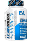 Evlution Nutrition Leanmode + Probiotic, Advanced Probiotic Capsule Supplement, 15 Billion CFUs per Serving, Digestive Support & Gut Health (40 Servings)