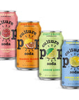 Culture Pop Soda Sparkling Probiotic Drink 45 Calories Per Can Vegan Soda for Gut Health NonGMO GF No Added Sugar 12 Pack 12 Fl Oz Cans Zesty  Tarty Variety Pack