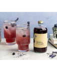 Wood Stove Kitchen  Blueberry  Lavender Mix  Cocktail  Mocktail Mixer  Natural Craft Syrup with Tasty Flavors  Concentrated  Alcohol Free  Aromatic Honey 16 oz