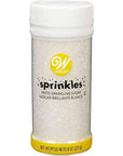 Wilton White Sparkling Sugar, 8 oz.