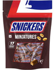 Snickers Miniatures Chocolate Mini Bars, Pouch - 150 gm