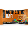 Authentic Bar Peanut Butter Candy Protein Bars  Tasty Meal Replacement Energy Bars w 16g Whey Protein Isolate Natural Sugars from Pure Honey Healthy Fat Peanut Butter Foundation  12 Pack