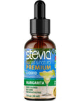 Margarita Premium Quality Stevia Drops | Organic Liquid Stevia | Best Sugar Substitute | 100% Pure Extract | All Naturally Sweet | Non-Bitter, 0 Calorie, NON-GMO, Diabetic & Keto Friendly (1oz)