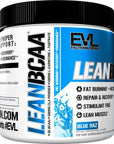 Evlution Stimulant Free Lean BCAA Powder Nutrition BCAAs Amino Acids Powder with CLA Carnitine and 2:1:1 Branched Chain Amino Acids Supports Muscle Recovery Fat Burn and Metabolism - Blue Raz