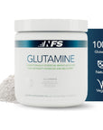 NF Sports Glutamine Protein Powder with Amino Energy, Unflavored Protein Powder for Muscle Recovery, Sports Drink Powder, Supports Immunity, Helps Gain Focus, Dietary Supplement(300g, 60 Servings)