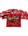 Skittles Original Flavor Candy Coated Fruit Chew Fun Size 1 Lbs Individually Wrapped Bulk Party Assortment 25 Bite Size Mini Packs In Resealable Bag 16 Oz