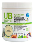 UB Super  Meal Replacement  Protein Superfood Nutritional Shake  Vegan Gluten Free Non GMO No Added Sugar Nutrient Rich  Dietary Supplement Vanilla